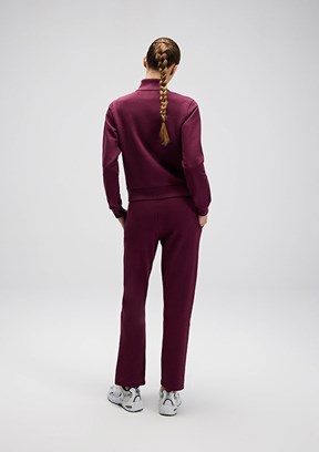 ELLESSE Bordo Kadın Fermuarlı Sweatshirt