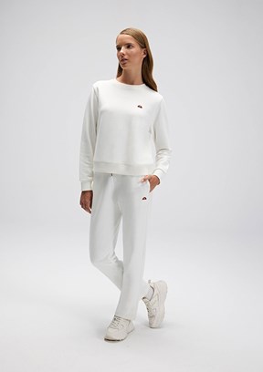 ELLESSE - EF556 Kadın Beyaz Jogger Eşofman Altı