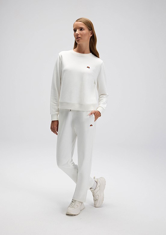 ELLESSE - EF556 Kadın Beyaz Jogger Eşofman Altı
