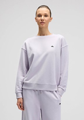 ELLESSE Mor Kadın Kapüşonsuz Sweatshirt