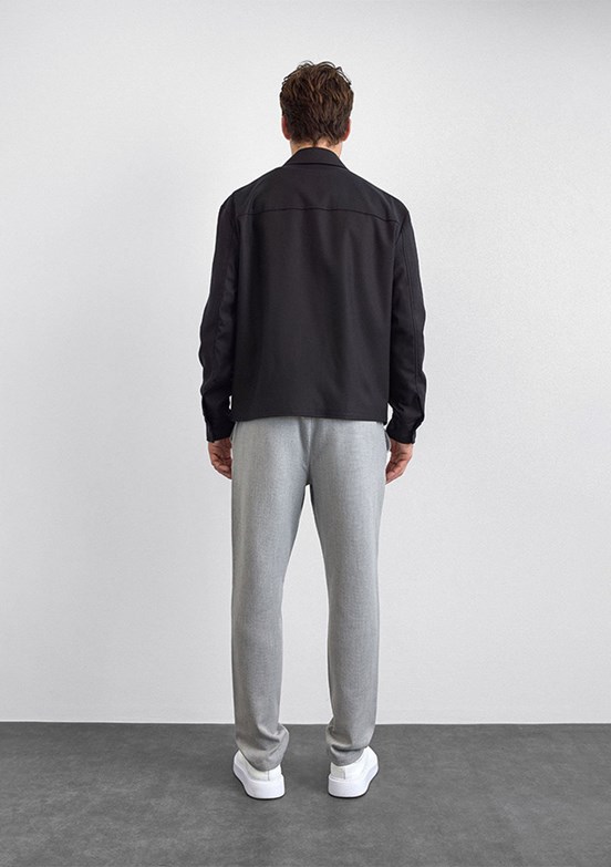 BACKANDBOND Siyah Erkek Basic Ceket