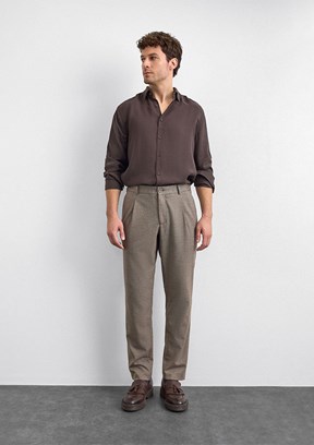 BACKANDBOND Kahverengi Erkek Jogger Pantolon