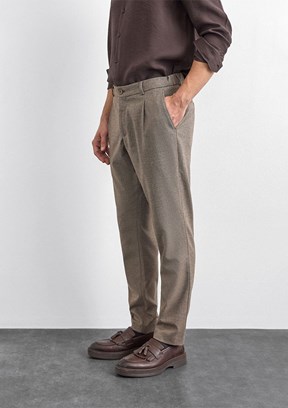 BACKANDBOND Kahverengi Erkek Jogger Pantolon