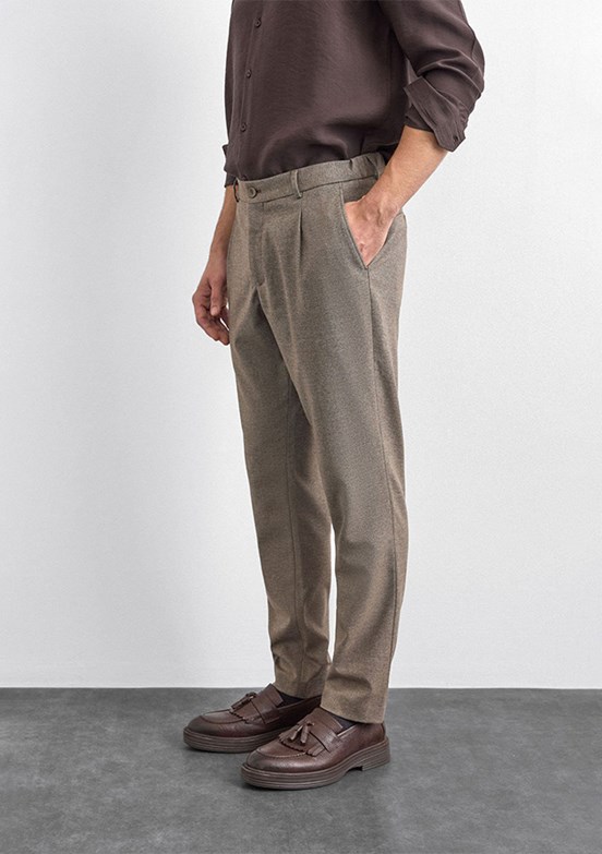 BACKANDBOND Kahverengi Erkek Jogger Pantolon