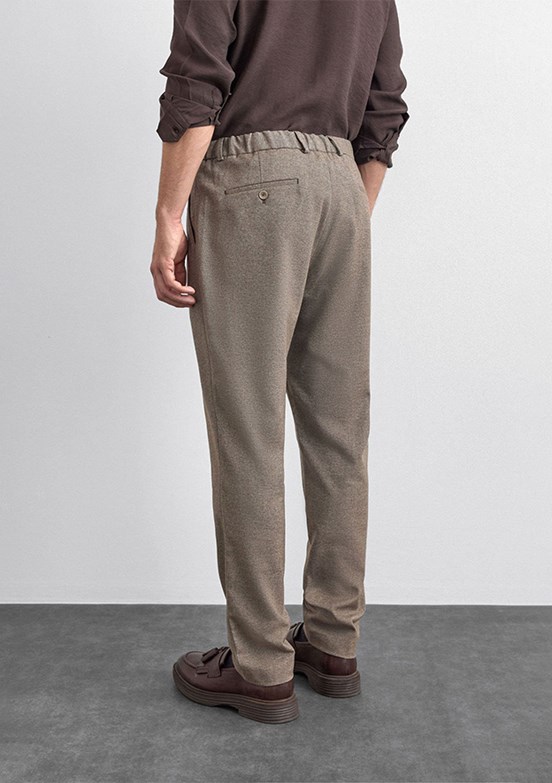 BACKANDBOND Kahverengi Erkek Jogger Pantolon