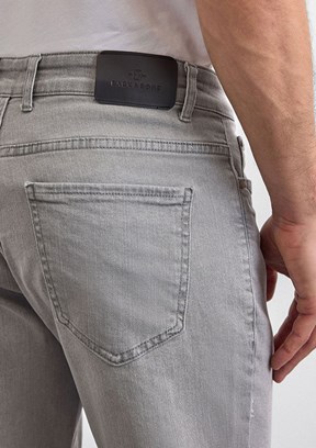 BACKANDBOND Gri Erkek Normal Bel Jean Pantolon