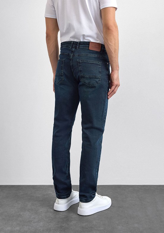 BACKANDBOND Lacivert Erkek Normal Bel Jean Pantolon