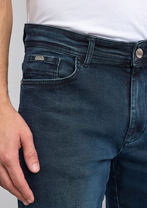 BACKANDBOND Lacivert Erkek Normal Bel Jean Pantolon