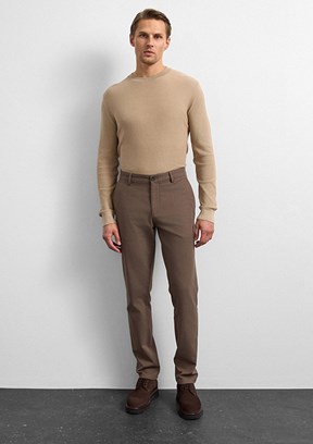 BACKANDBOND - B35W30012 Erkek Kahverengi Chino Pantolon