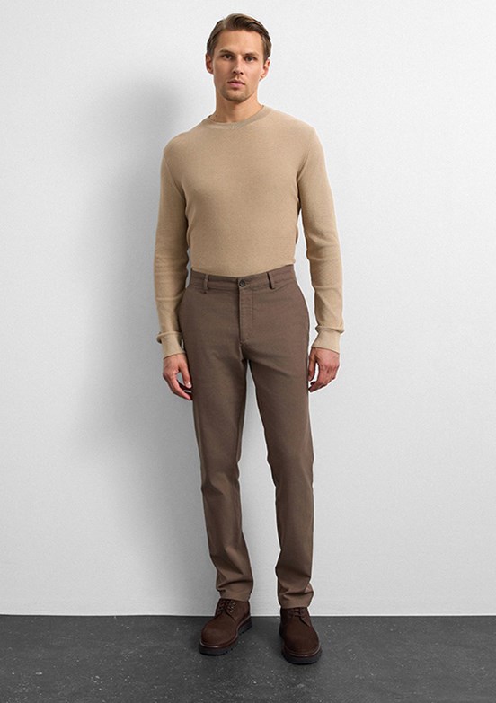 BACKANDBOND - B35W30012 Erkek Kahverengi Chino Pantolon