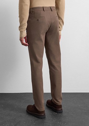 BACKANDBOND - B35W30012 Erkek Kahverengi Chino Pantolon