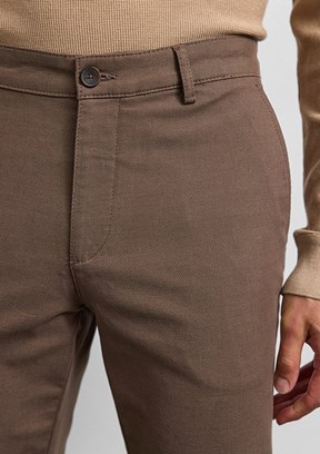BACKANDBOND - B35W30012 Erkek Kahverengi Chino Pantolon