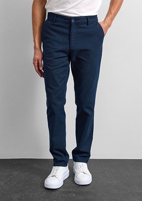 BACKANDBOND - B35W30012 Erkek Lacivert Chino Pantolon