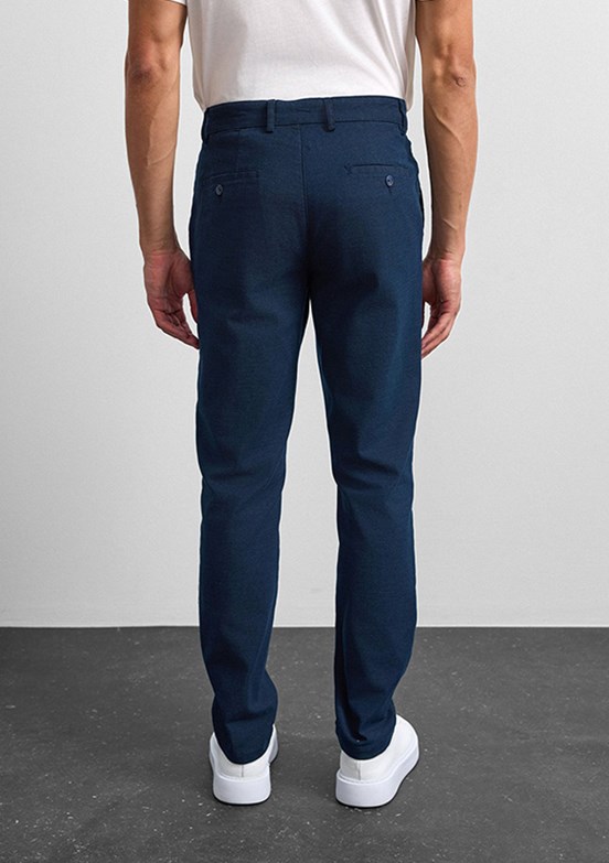 BACKANDBOND - B35W30012 Erkek Lacivert Chino Pantolon
