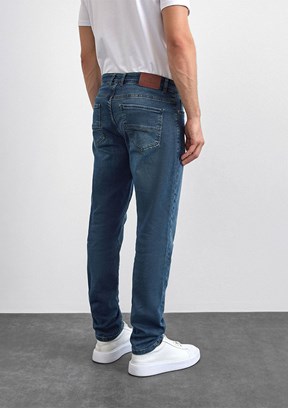 BACKANDBOND Lacivert Erkek Normal Bel Jean Pantolon