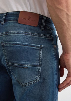 BACKANDBOND Lacivert Erkek Normal Bel Jean Pantolon