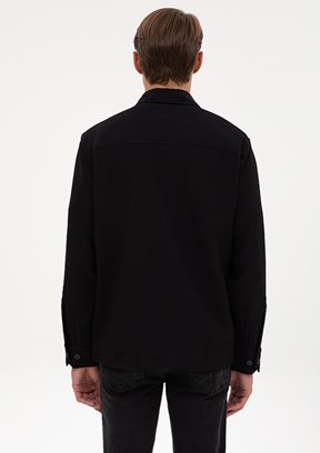 PİERRE CARDİN Siyah Erkek Uzun Kol Gömlek