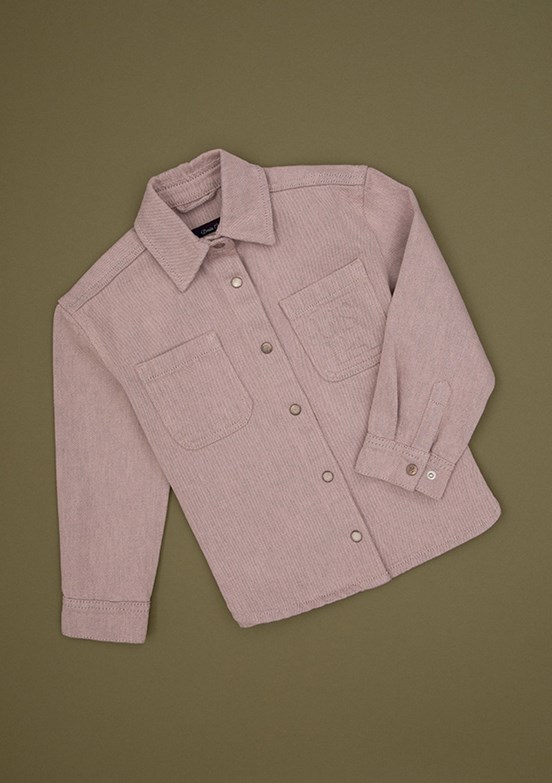 US POLO ASSN Pembe Kız Çocuk Denim Gömlek