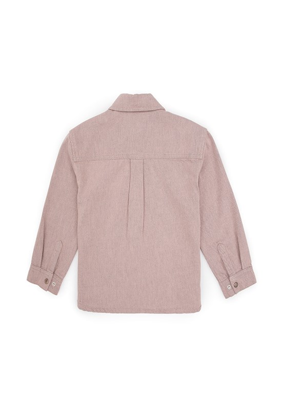 US POLO ASSN Pembe Kız Çocuk Denim Gömlek