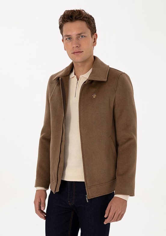 US POLO ASSN Kahverengi Erkek Basic Mont