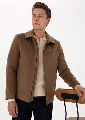 US POLO ASSN Kahverengi Erkek Basic Mont