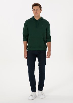US POLO ASSN Yeşil Erkek Slim Jean Pantolon