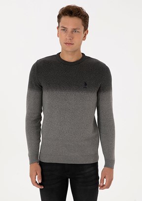 US POLO ASSN Antrasit Erkek Regular Kazak