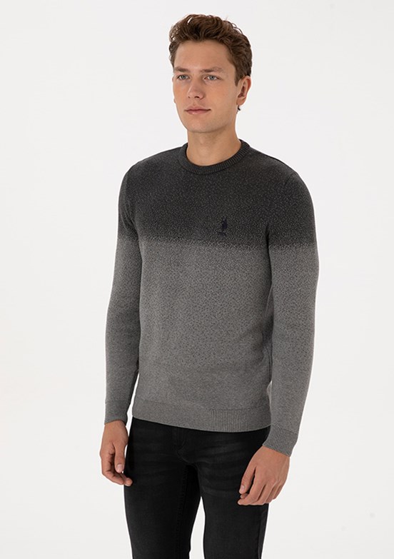 US POLO ASSN Antrasit Erkek Regular Kazak