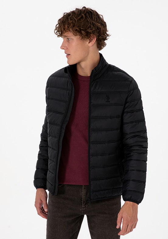 US POLO ASSN Siyah Erkek Basic Mont