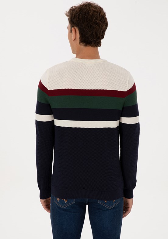 US POLO ASSN Lacivert Erkek Slim Kazak