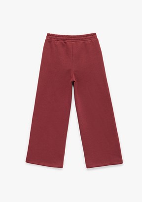 KOTON - 6WKG40101AK Kız Çocuk Bordo Eşofman Altı