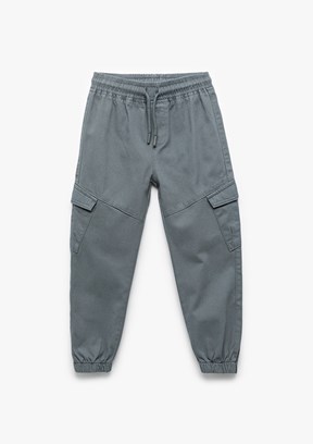KOTON - 6WMB40005TW Erkek Bebek Mavi Jogger Pantolon