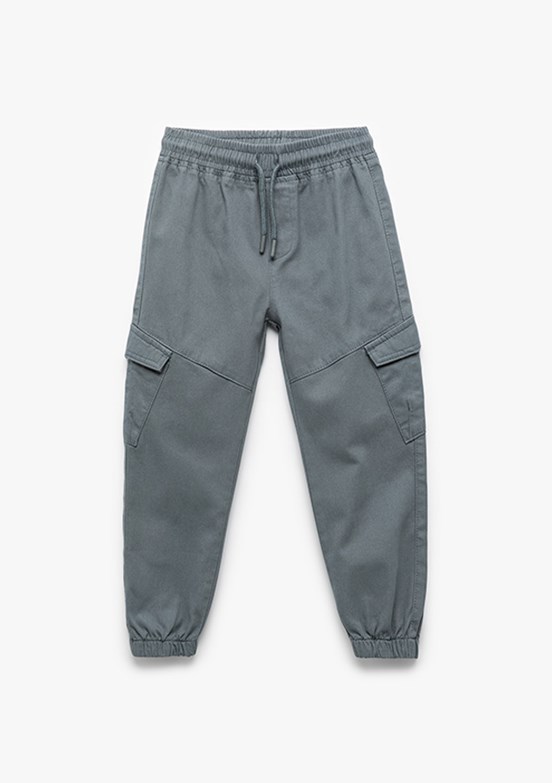 KOTON - 6WMB40005TW Erkek Bebek Mavi Jogger Pantolon