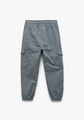 KOTON - 6WMB40005TW Erkek Bebek Mavi Jogger Pantolon