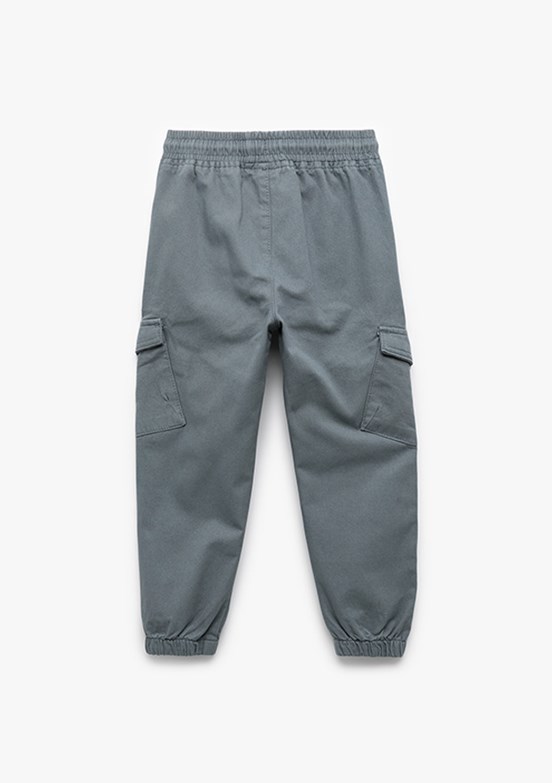 KOTON - 6WMB40005TW Erkek Bebek Mavi Jogger Pantolon