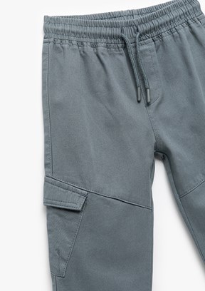 KOTON - 6WMB40005TW Erkek Bebek Mavi Jogger Pantolon