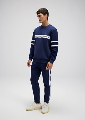 ELLESSE Lacivert Erkek Fermuarsız Kapüşonsuz Sweatshirt