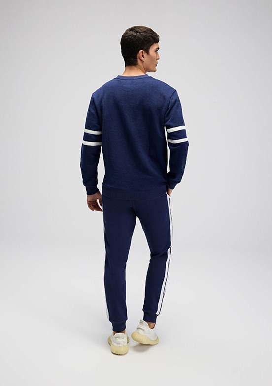 ELLESSE Lacivert Erkek Fermuarsız Kapüşonsuz Sweatshirt