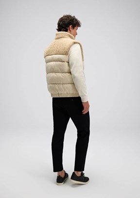 ELLESSE - EM532 Erkek Bej Şişme Yelek