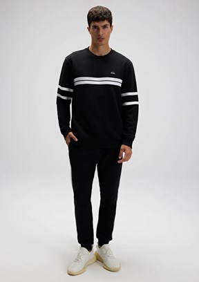 ELLESSE - EM620 Erkek Siyah Jogger Eşofman Altı