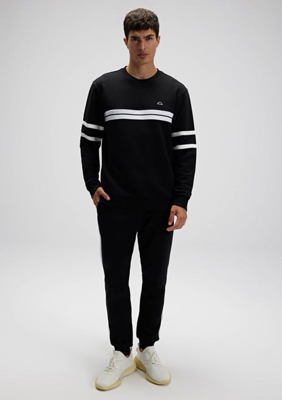 ELLESSE - EM620 Erkek Siyah Jogger Eşofman Altı