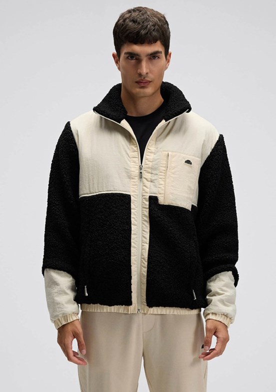 ELLESSE Siyah Erkek Fermuarlı Polar Mont