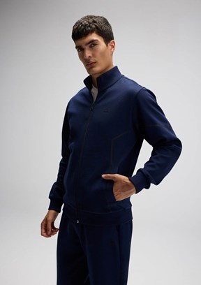 ELLESSE - EM545 Erkek Çok Renkli Fermuarlı Sweatshirt