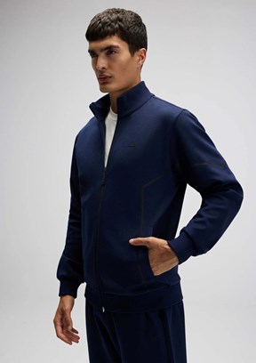 ELLESSE - EM545 Erkek Çok Renkli Fermuarlı Sweatshirt