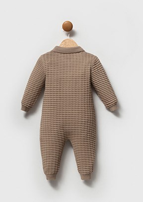 US POLO ASSN Bej Erkek Bebek Tulum