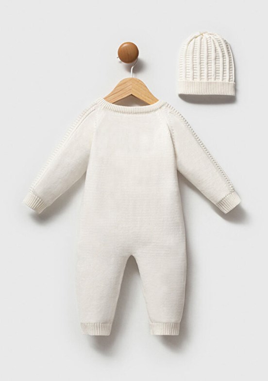 US POLO ASSN Beyaz Kız Bebek Tulum