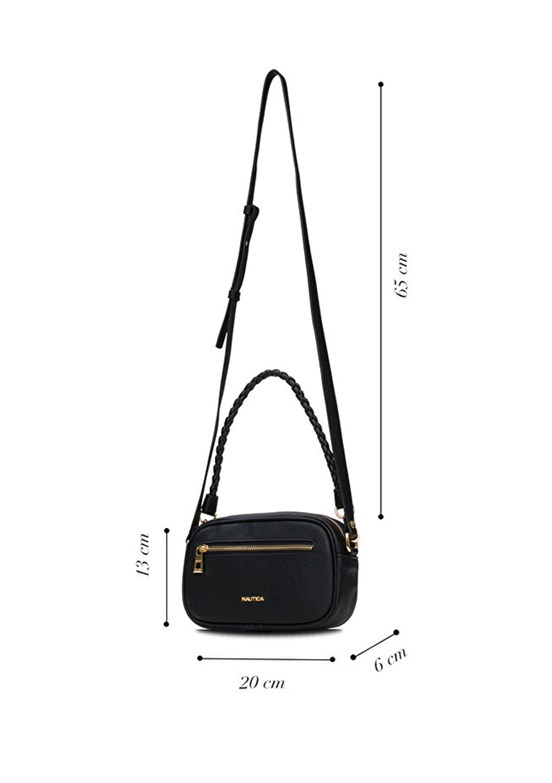 NAUTİCA Siyah Kadın Çapraz Çanta