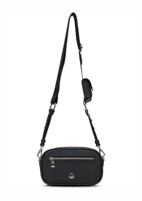 NAUTİCA Siyah Kadın Çapraz Çapra