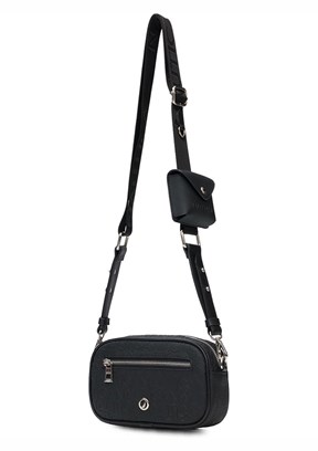 NAUTİCA Siyah Kadın Çapraz Çapra