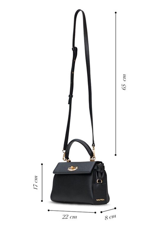 NAUTİCA Siyah Kadın Çapraz Çanta
